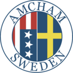 AmCham round logotype white transparent